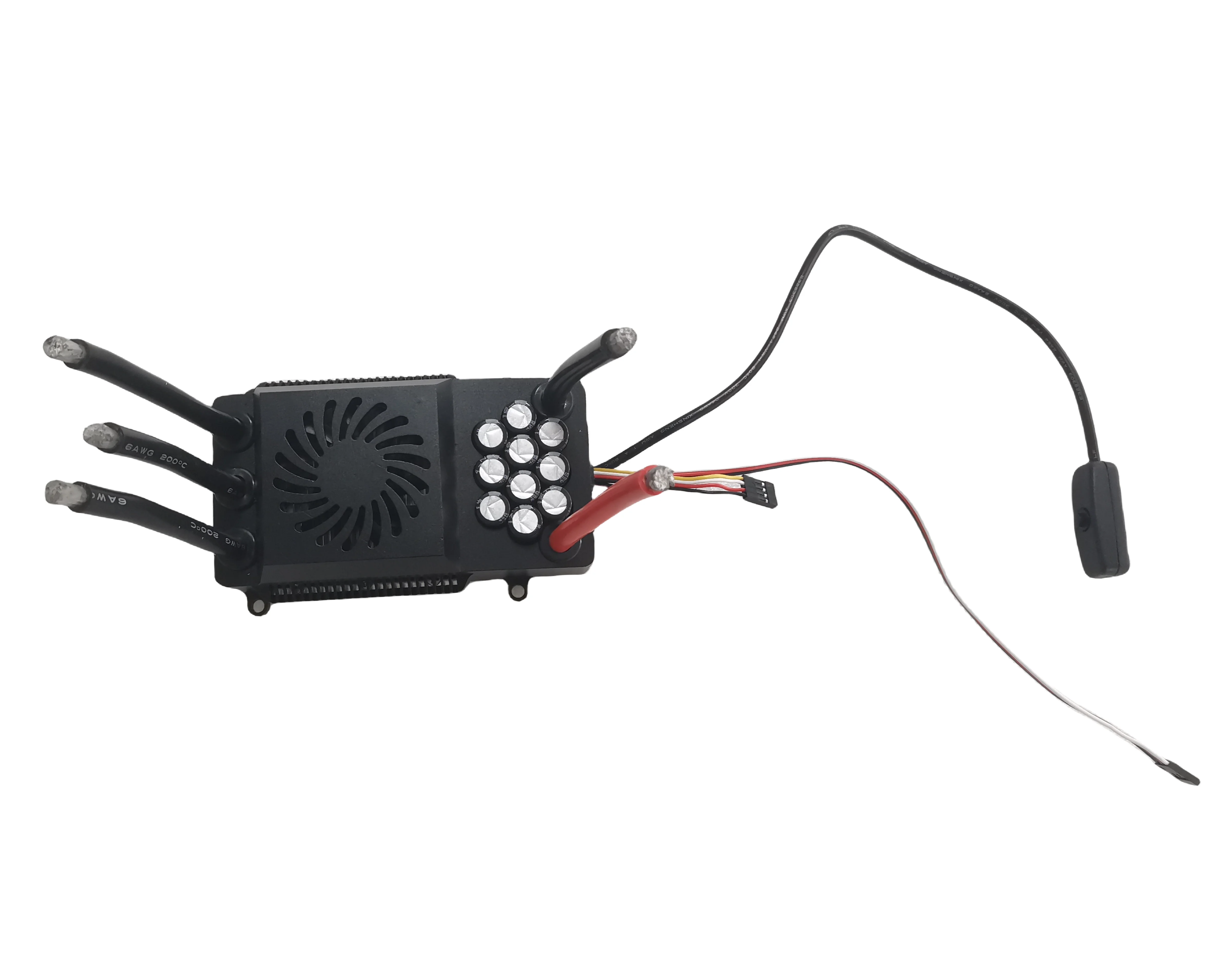 Flier 12S/14S/16S 400A Brushless ESC Remote Control Speed Controller for BLDC Motor RC Cars Trucks Aluminum Housing