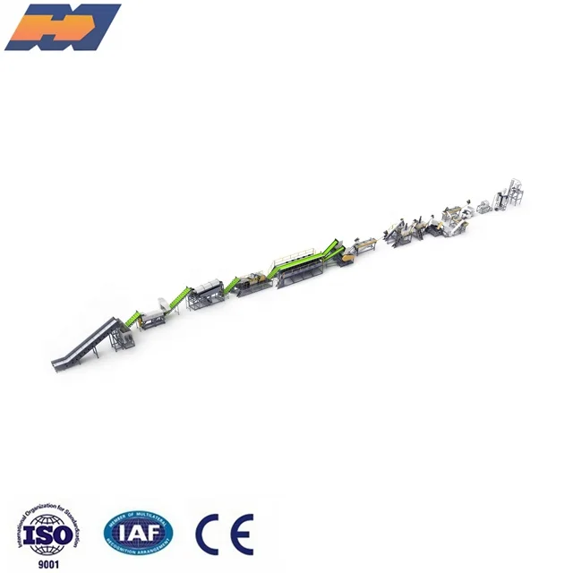 Plastic recycle Machine waste plastic washing and recycle line