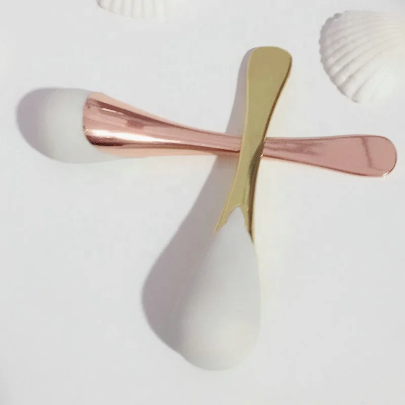 Новый дизайн, индивидуальный цвет, роскошная металлическая косметическая маска для глаз, шпатель