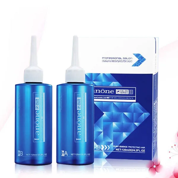 LANONE Digital Cold Perm Lotion for Wave Hair with Keratin Curly Acid Natural Extract Make Hair Curl 27 Years Experience 120ml*2