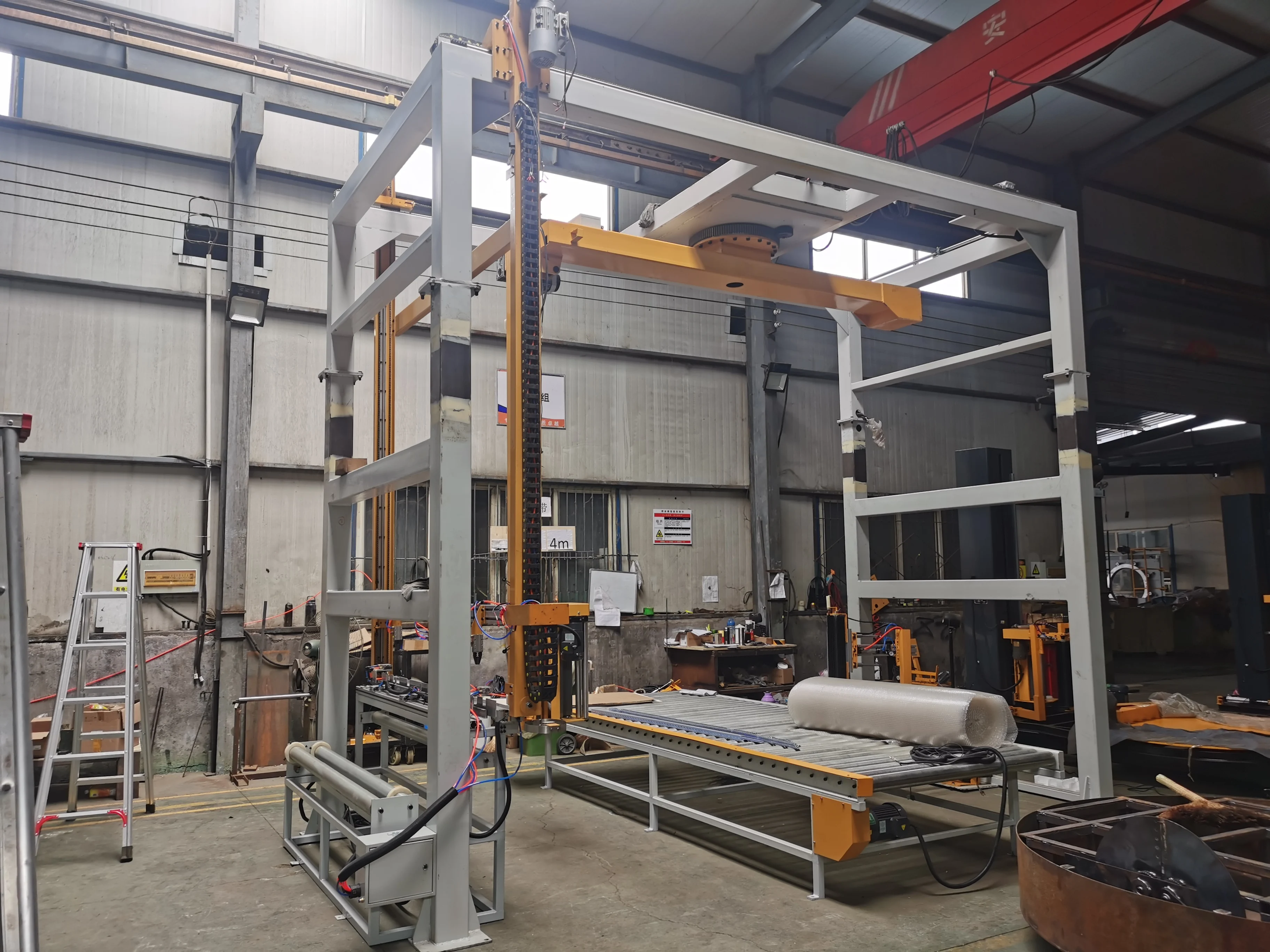 Rotary arm packing machine pallet stretch pallet wrapping  machines