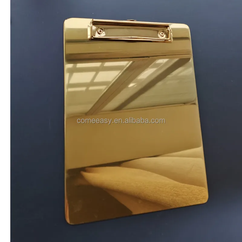 Cardboard Foldable Clip Folio Board A4 Office Letter Pad Paper Clipboard With Storage