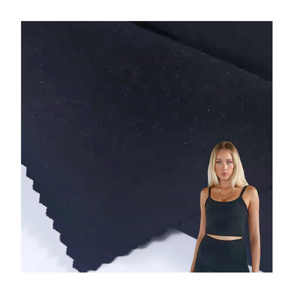 Customized Nylon Spandex Scuba Knitting Elastic Interlock Diving Fabric Swimwear Sportswear Air Layer Polyamide Air Layer