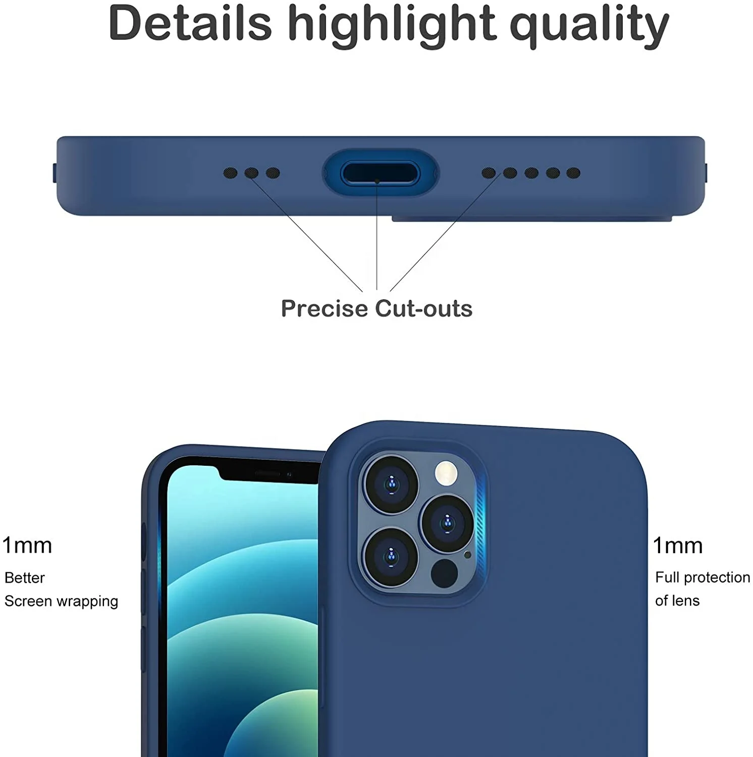 Роскошный противоударный силиконовый чехол из ТПУ для iPhone 13 12 11 Mini Pro Max XR XS