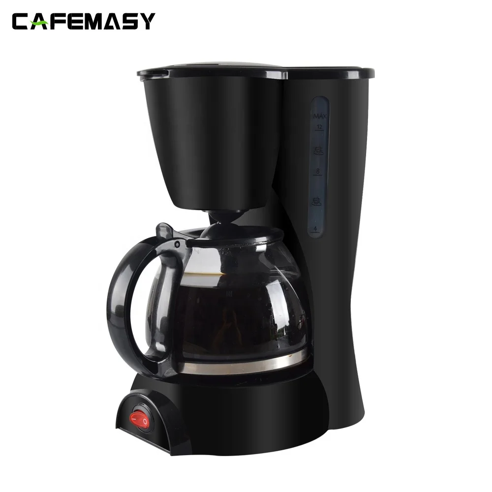 Электрическая кофемашина CAFEMASY для коммерческих помещений кофеварка эспрессо с 12 чашками американская капельная