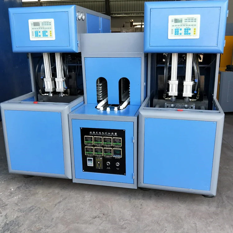 Оптовая продажа полуавтоматическая машина для производства пластиковых бутылок с водой 2 полости 4 100-2500