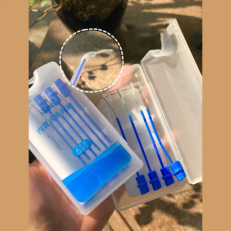 iSee Blue/Yellow Patented Interdental Brush