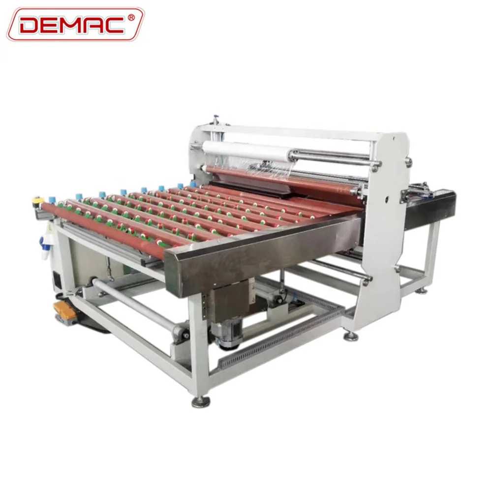 
Auto cutting Glass Mirror PE PVC Film Coating Machine 