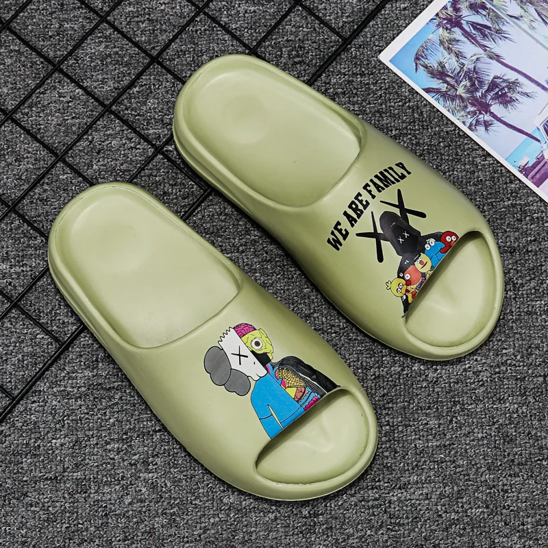 Best Selling Indoor Cartoon Slippers House Slides Shoes Baby Slides Children Women House Slippers Comfortable EVA Upper 30-40