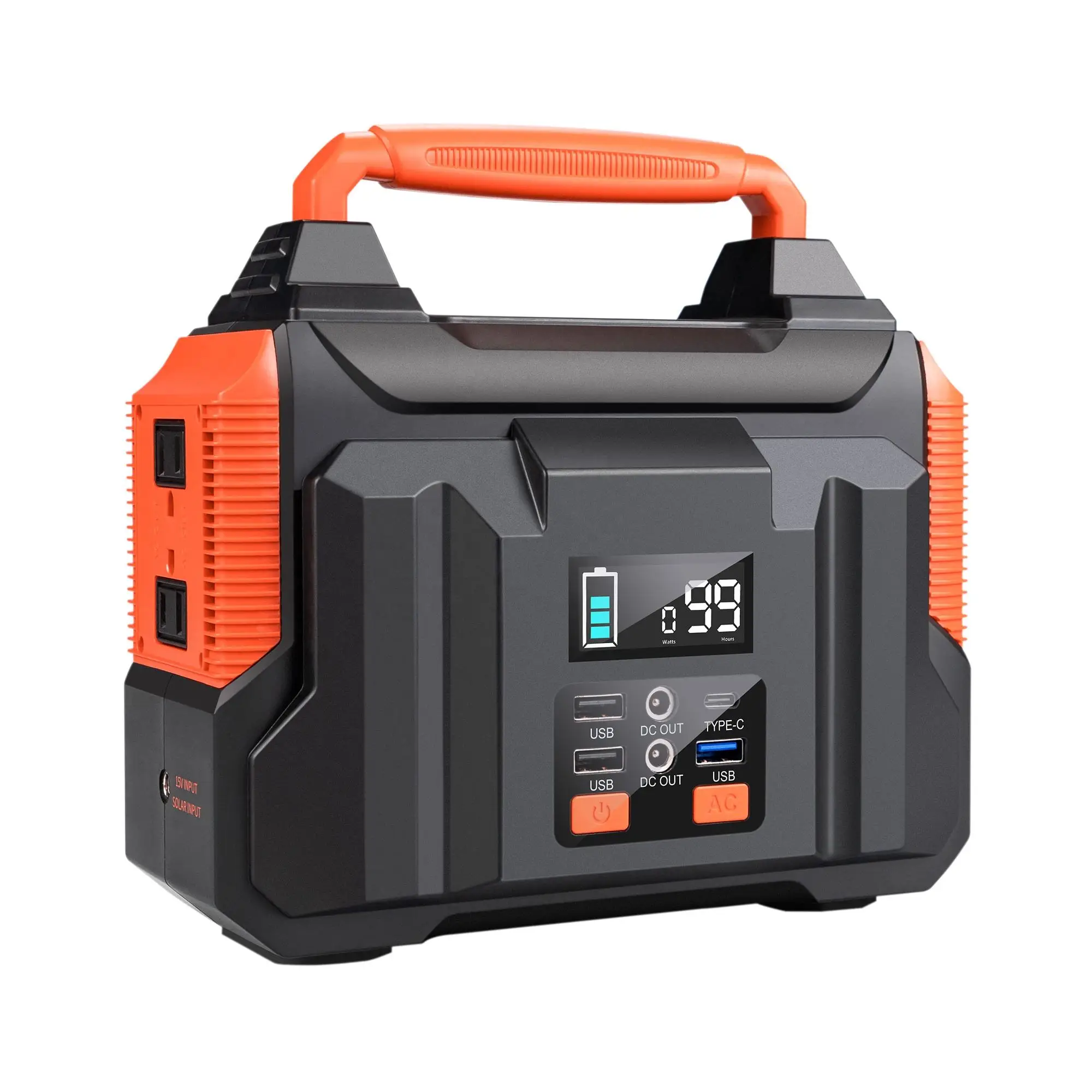 Portable Lithium Battery 60000mAH 200 watt solar electricity generator Backup Battery Source Power  for Home Camping Emergency