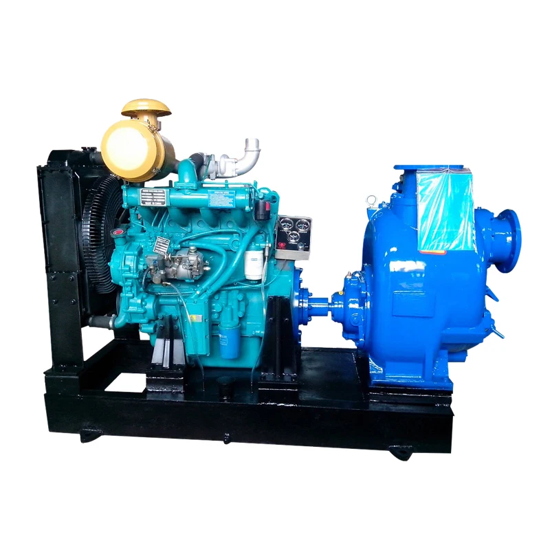 Self Priming Sewage Vacuum Pump Acid and Alkali Resistant Chemical Waste Water With Diesel Engine