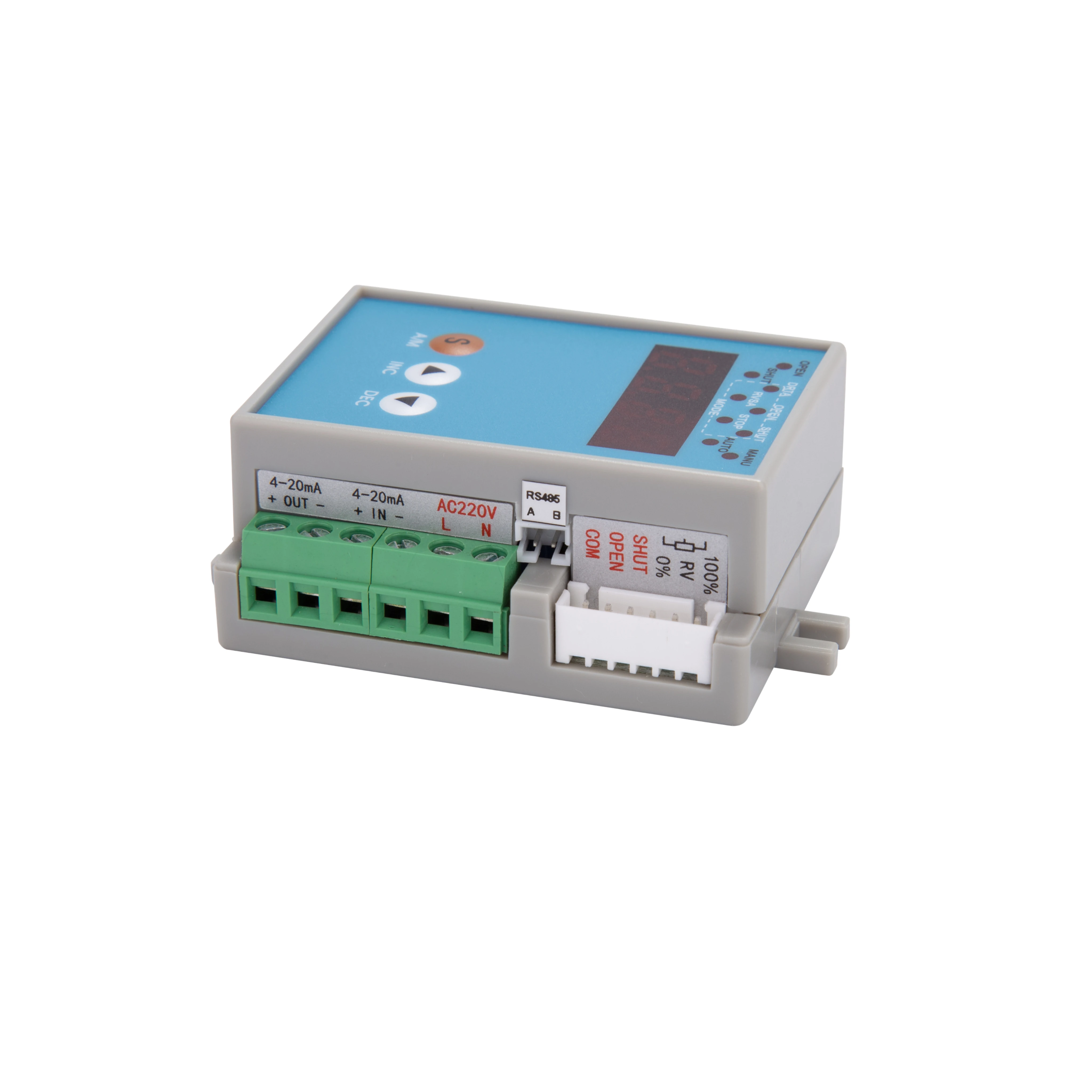 TOYI AC220V Precision Adjustment 4-20ma 0-10v 0-5v 1-5v Control Valve Positioner controller with Electric Actuator Installed