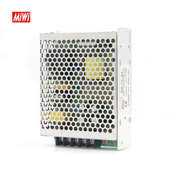 MiWi RS-75-12 маленький размер 75w smps 12v
