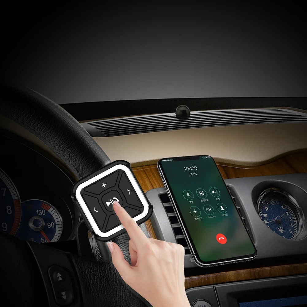 Водонепроницаемый умный пульт дистанционного управления Bluetooth с функцией вызова для автомобильного аудио мобильного телефона