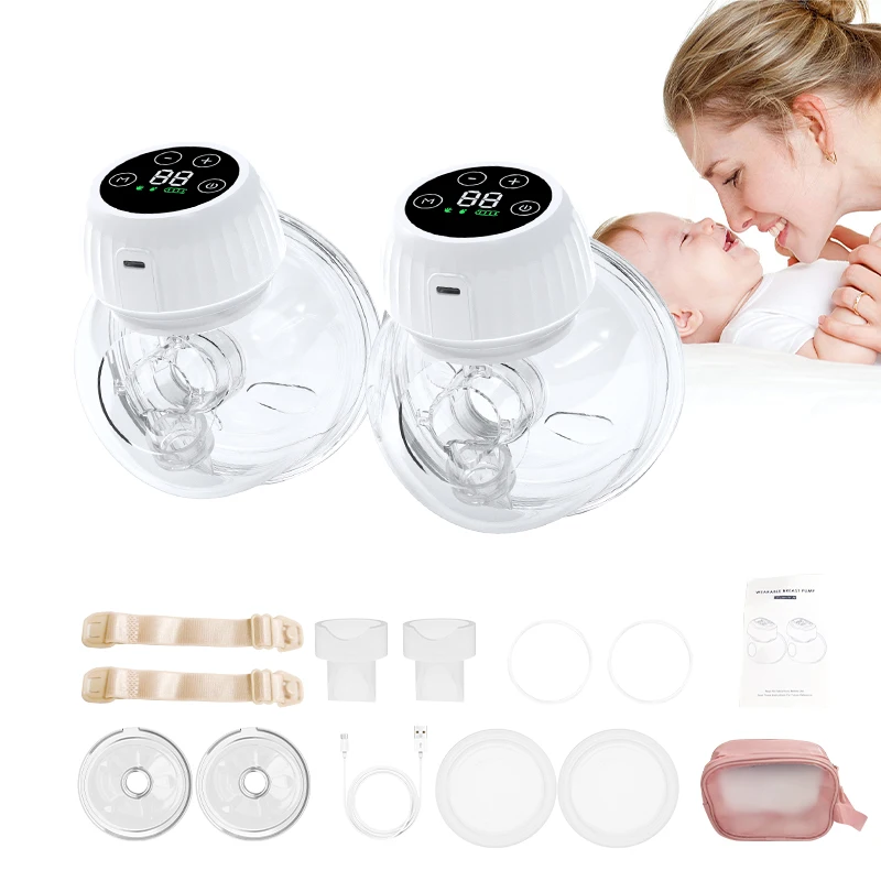 Portable Electric Breast Pumps wearable Breastfeeding Milk Extractors Pump hand free Breast milk Pump extractor