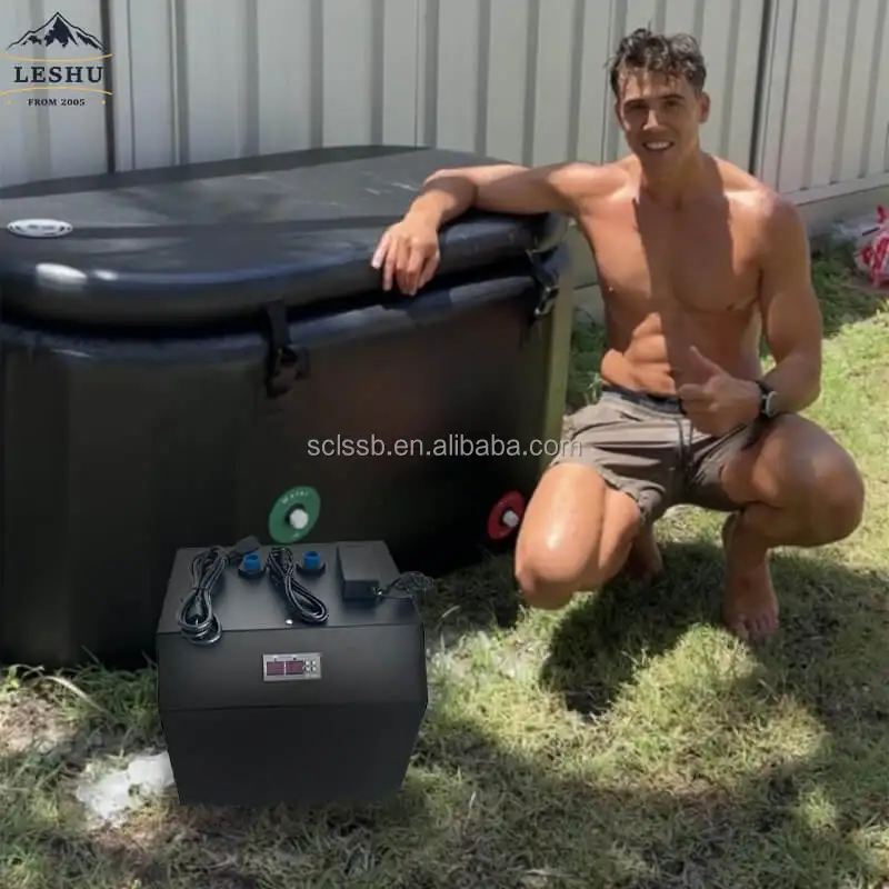 NEW Double Wall Drop Stitch Material Ice Bath Inflatable Bathtub For Elderly Cold Plunge Inflatable Bathtub With Chiller