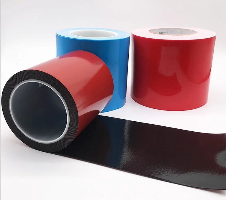 No Trace No Residual Transparent Red Film Strong Glue Waterproof Temperature Resistant Acrylic Double-sided Tape