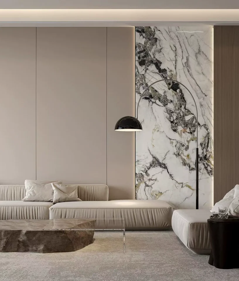 Waterproof New arrival waterproof wallpaper rolls interior decoration marble photo wallpaper for homes For Sale