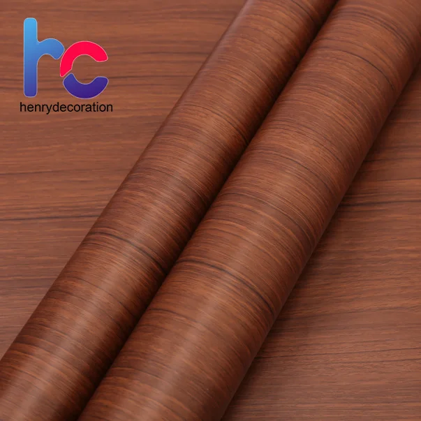 Texture Laminate Kitchen Cabinet Wrap Self Adhesive Wallpaper Wall Paper Furniture Sticker Vinyl Wood Grain PVC Film