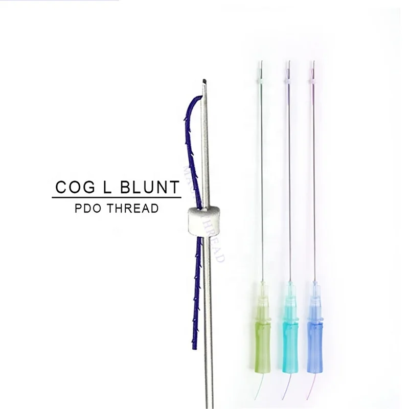 Magik Thread PDO CE Marked best collogen cog 4d L blunt hilos tensores cannula needle thread lifting pdo threads cog suture