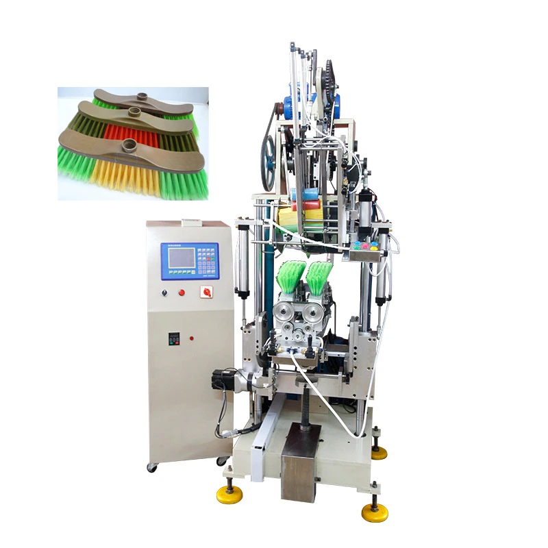 Hot Selling Automatic Broom Brush Tufting Making Machine Broom Yarn Extruder Broom Drilling And Tufting Machine
