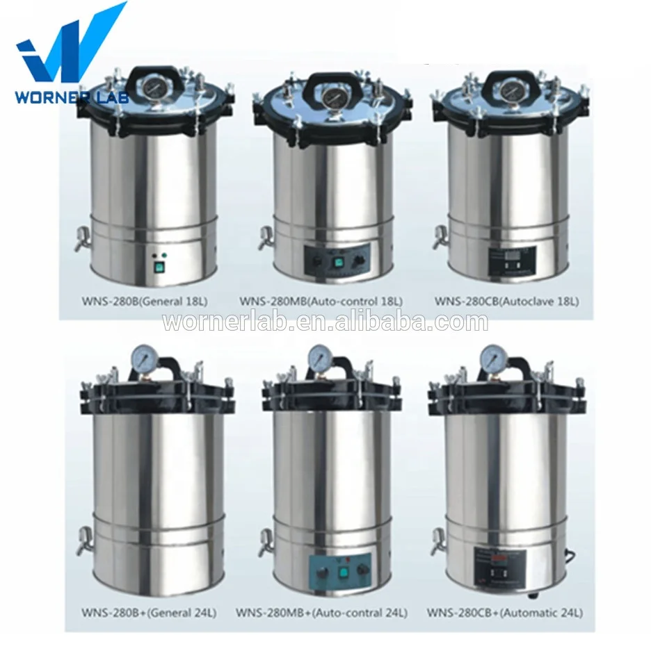 Lab Fully Stainless Steel Portable Pressure Steam Autoclave