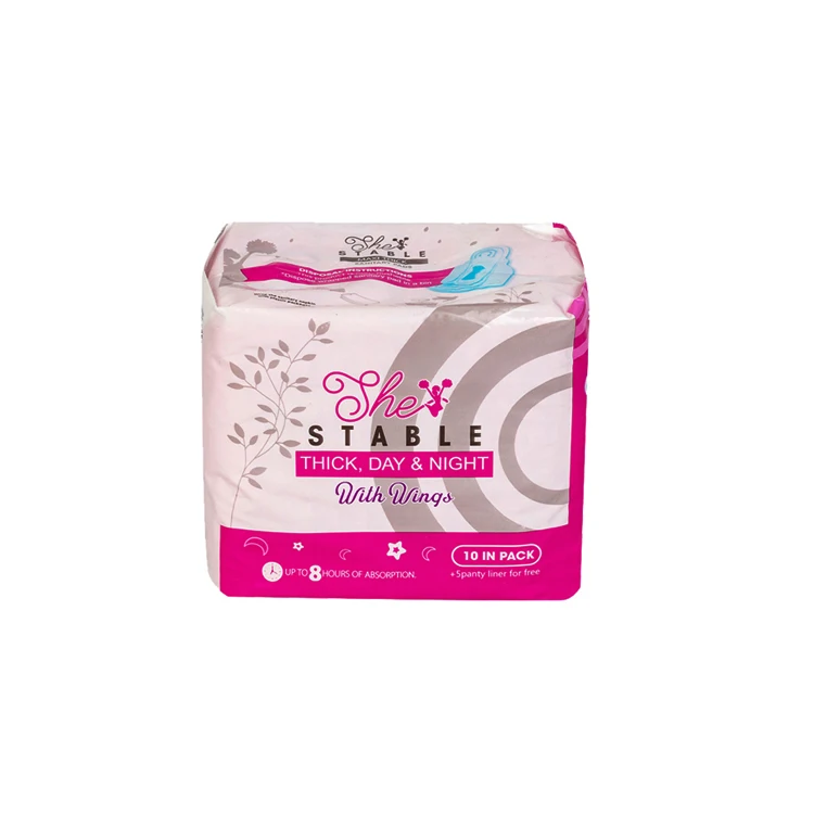 Manufacture Disposable Women Dubai Cotton Herbal Sanitary Pad