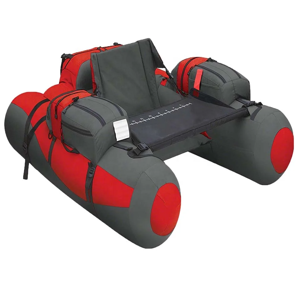 OEM accept made in china pvc plastic belly boat inflatable float tube 170cm fish boats for sale