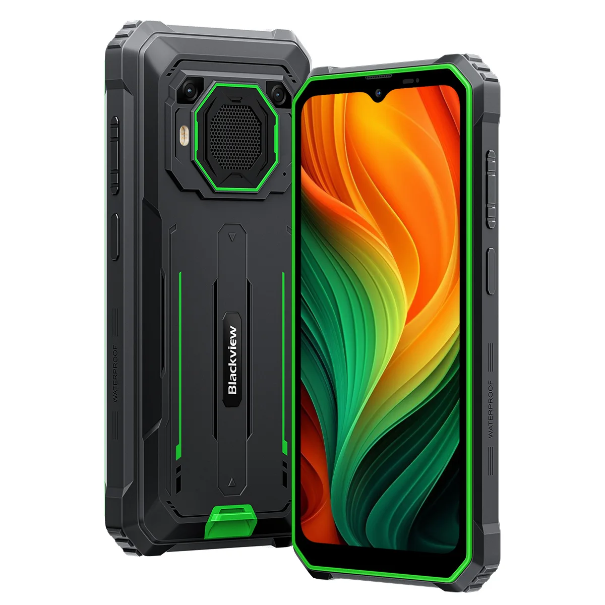 Blackview BV6200 Plus Rugged Smartphone 8GB+256GB Android 14 T606 6.56' 11000mAh NFC 8MP+13MP Camera Blackview Mobile Phone