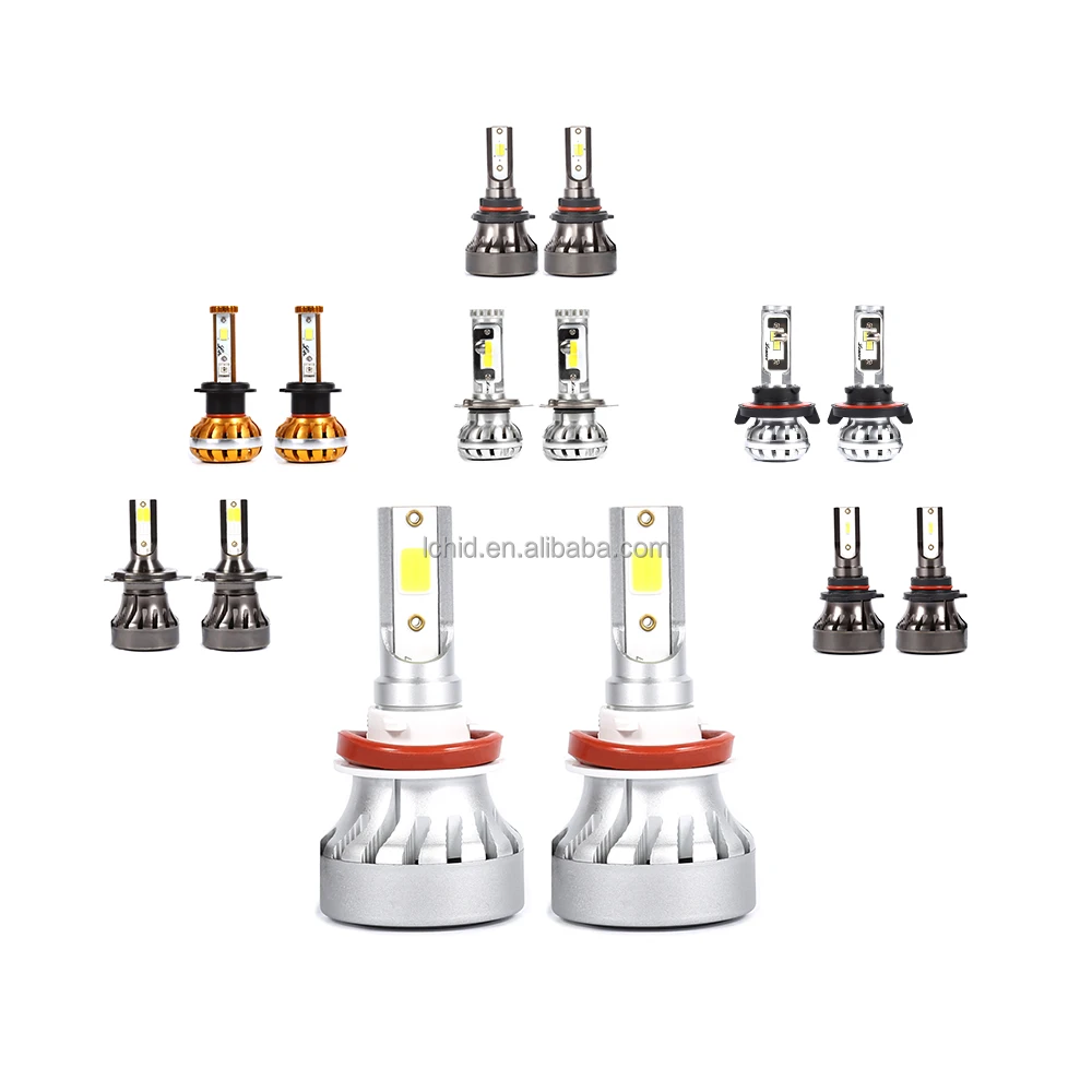 Factory High Quality 9 - 32V Auto lamp H4 H7 H11 9005 9006 H1 Automobile Lamps car LED headlight Bulb