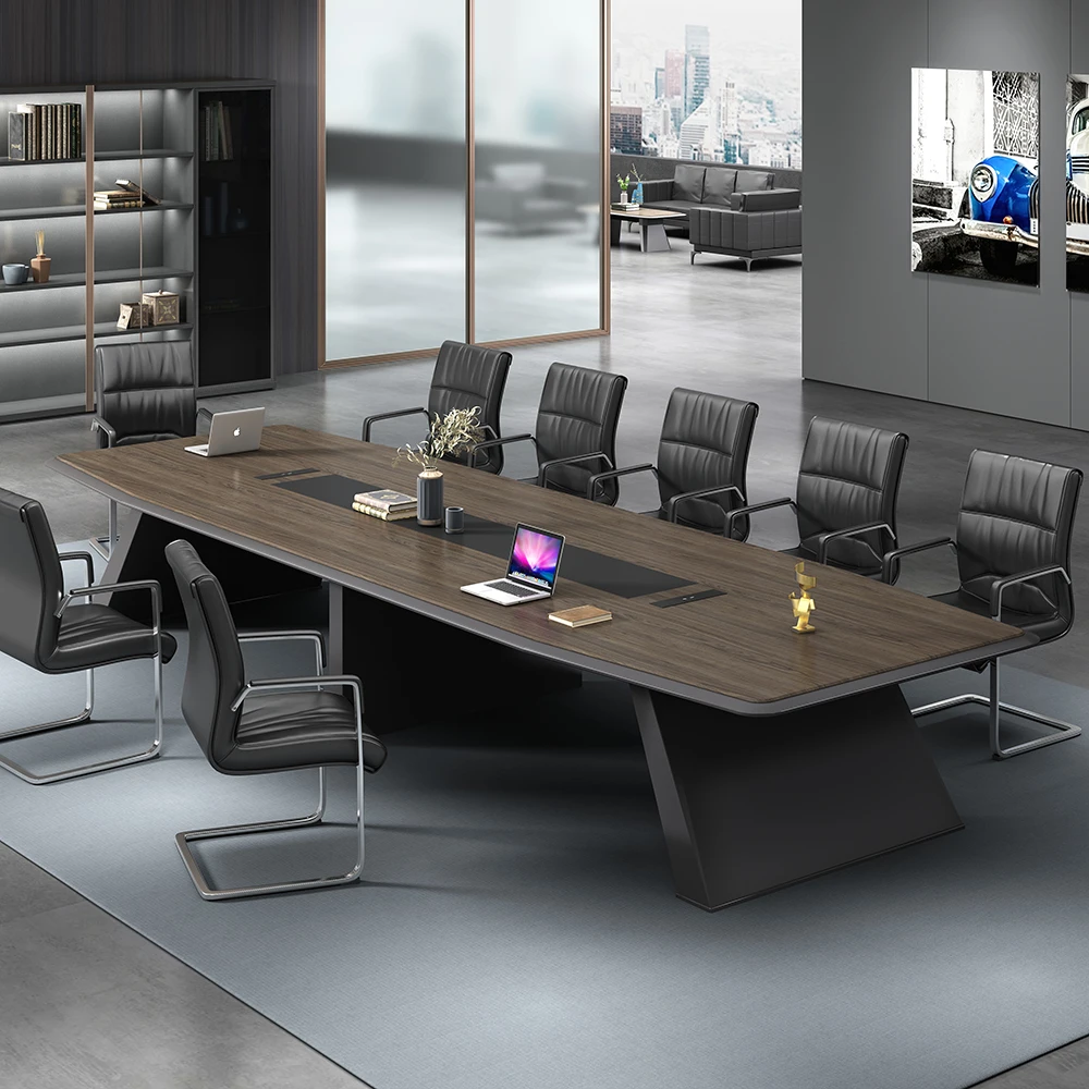 Factory Wholesale Solid Wood Conference Room Table Office Furniture Big Size Conference Table