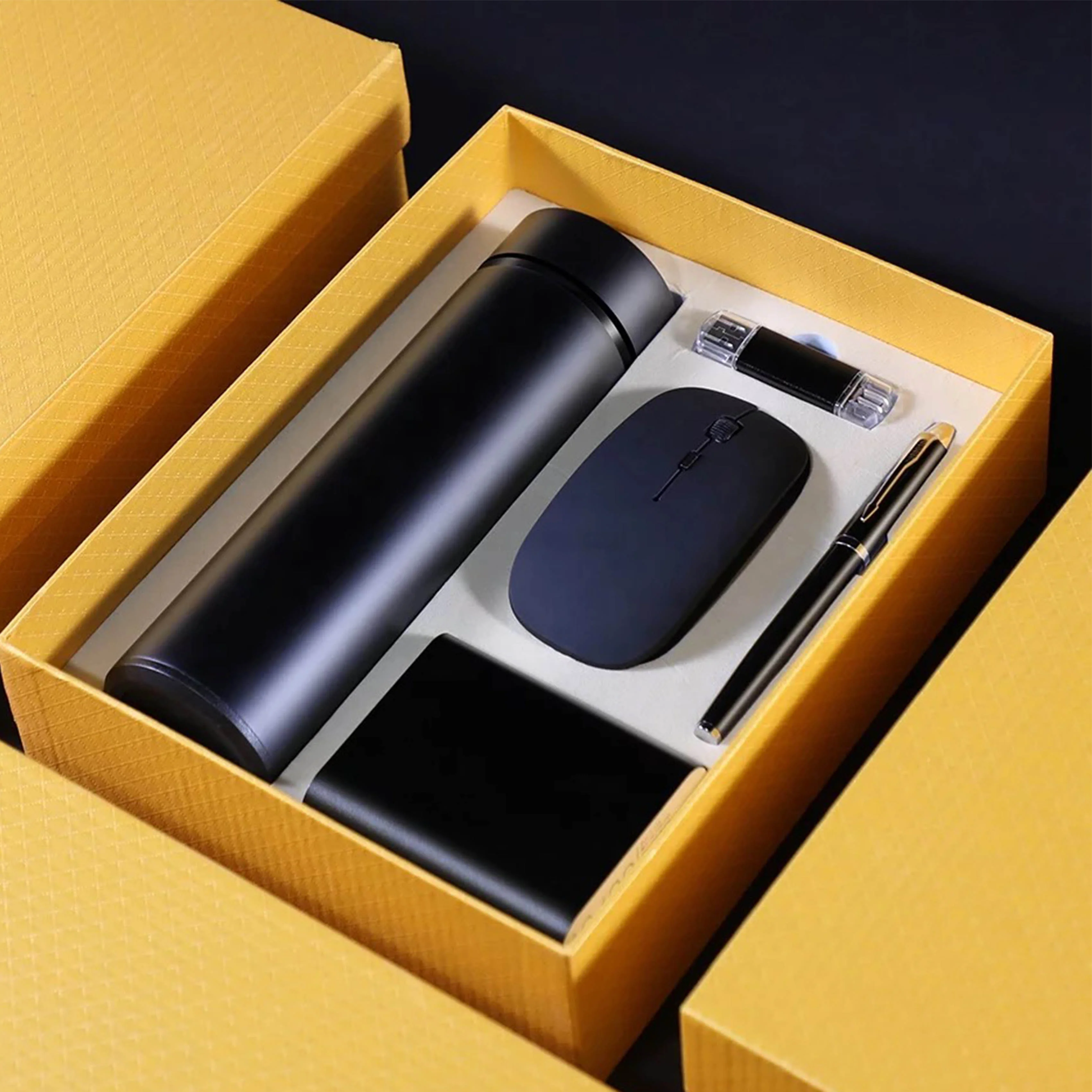 Custom Wooden Bamboo Agenda Diary birthday gift best selling  gadgets gift set for Christmas corporate gifts