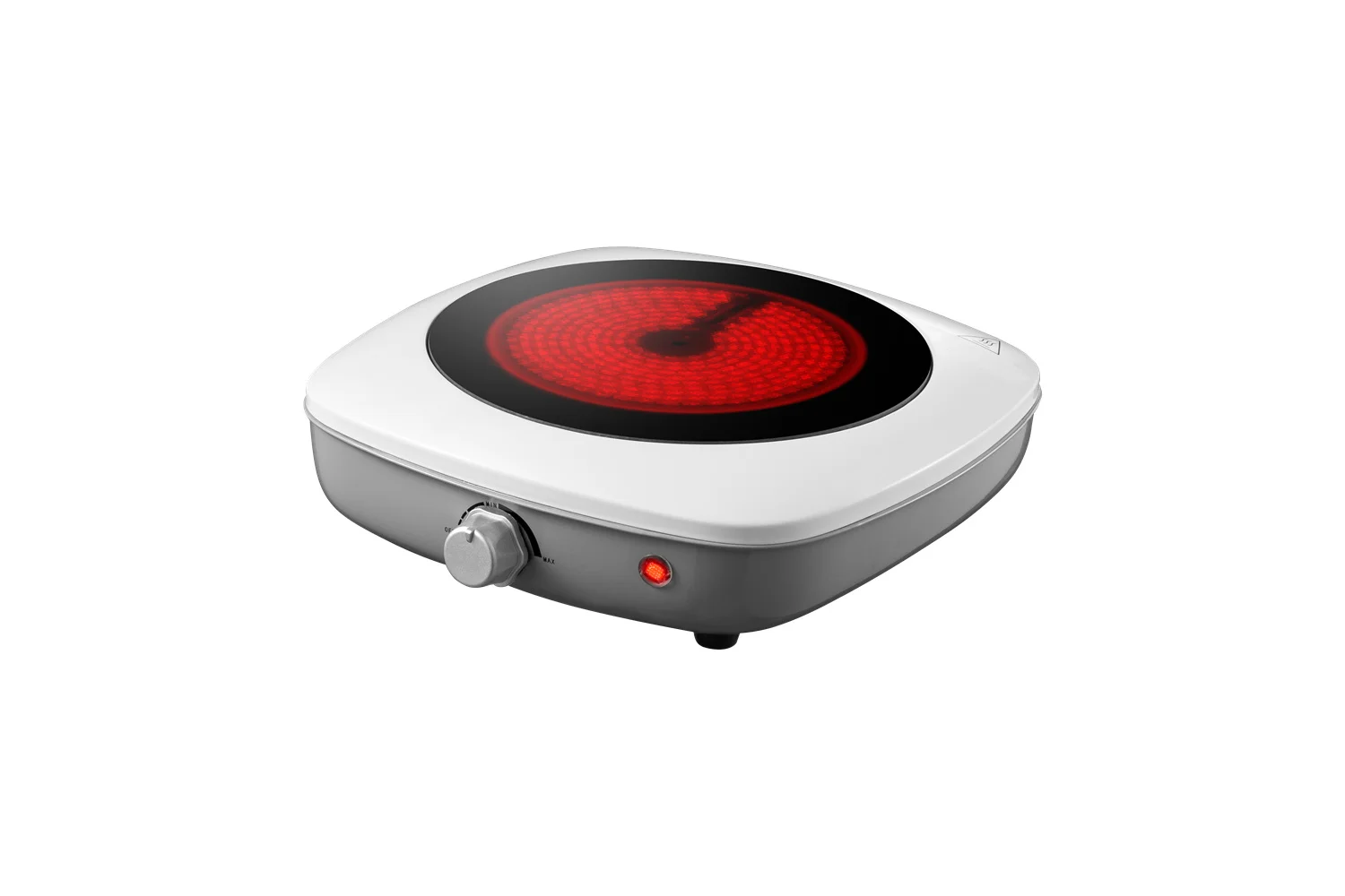 High Quality 1300W Single Burner Ceramic Cooktop Portable Iron+Glass Plate Electric Hob for Household Use