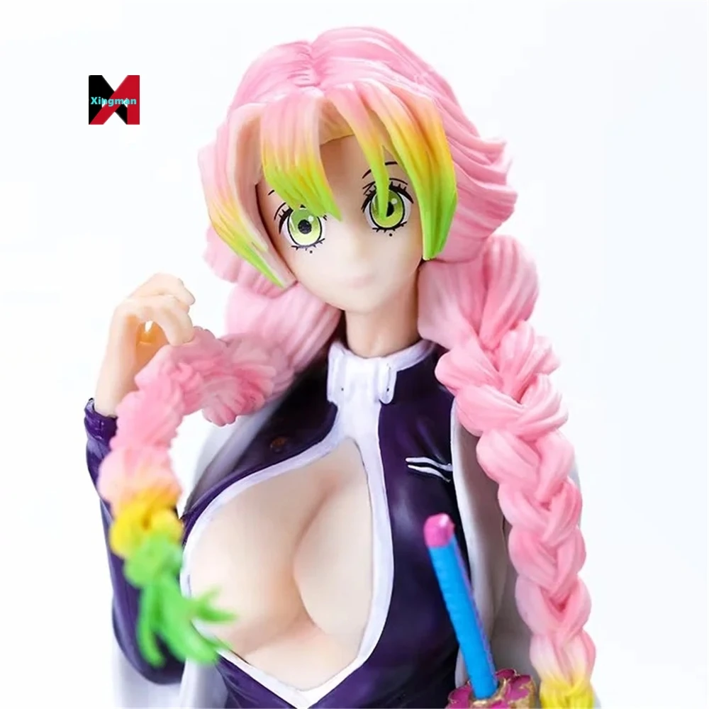 Demoned A Slayer Pillar Of Love Mitsuri Action Figure Decoration Toy Pvc Model Japanese Anime Figurine Toys