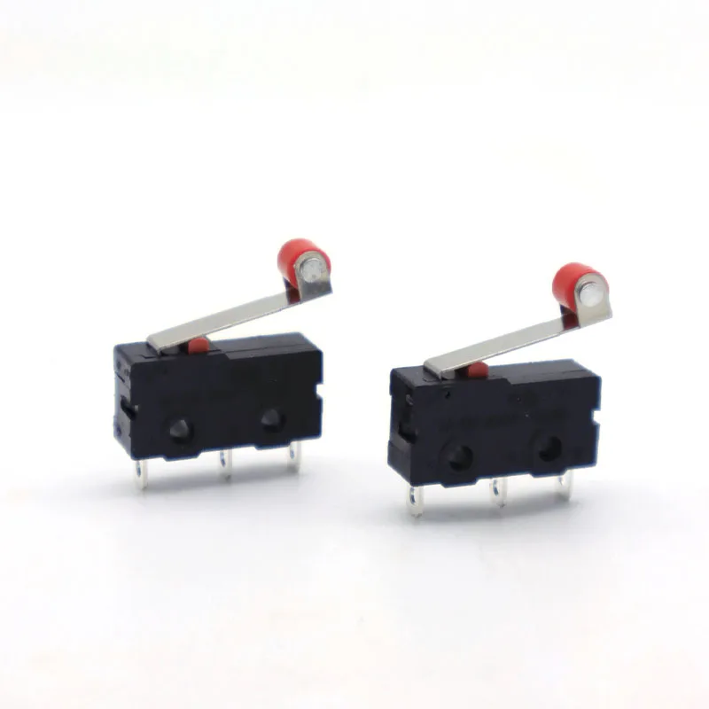 3 pin mini micro switch 5A 250VAC KW11 push micro button limit switches customizable