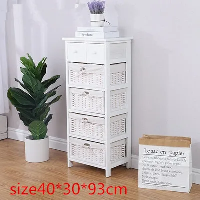 Mini storage cabinet bedroom simple decoration white cabinet small apartment