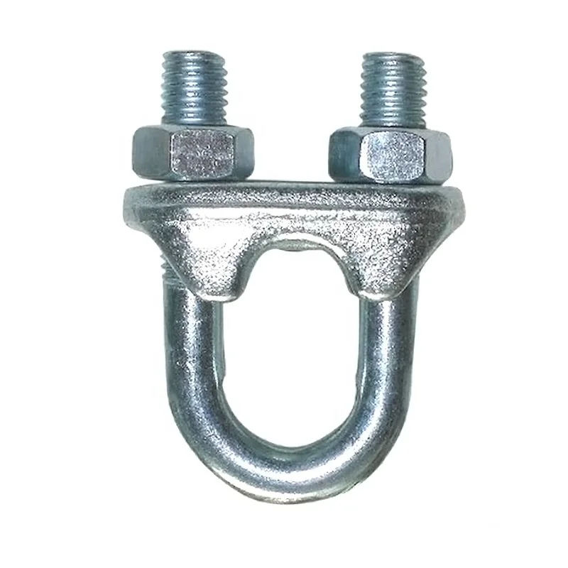 Stainless Steel US Type Drop Forged Wire Rope Clip Cable Clamps For Lifting