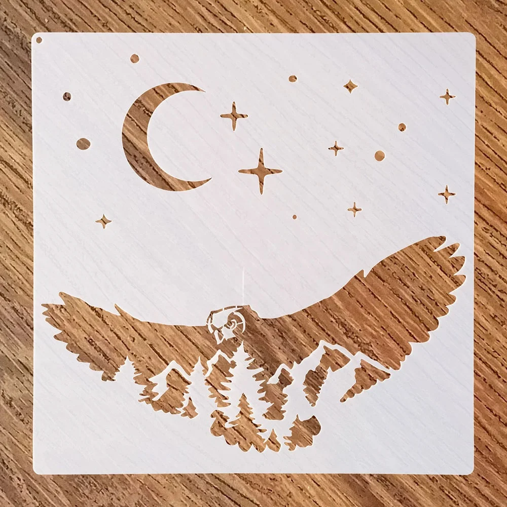 Beautiful Wild Life Animal Custom Plastic Big Airbrush Wall Paint Stencils for wall reusable Painting Wall Stencil Templates