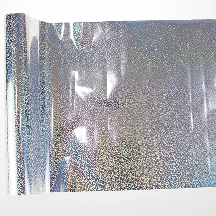 RX 4001 Silver dots holographic Hot Stamping Foil Transfer foil roll heat Transfer printing laser Foil