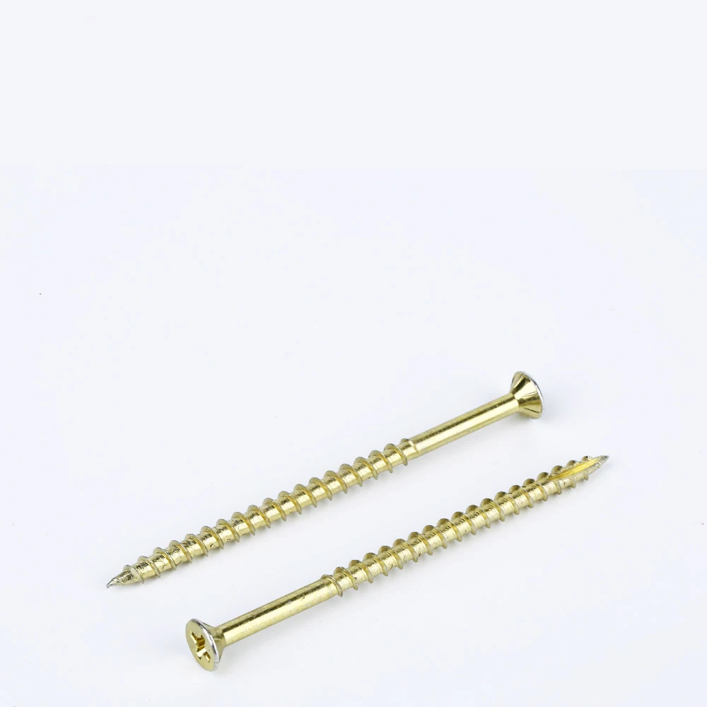 Philips саморез с потайной головкой и желтым цинковым покрытием