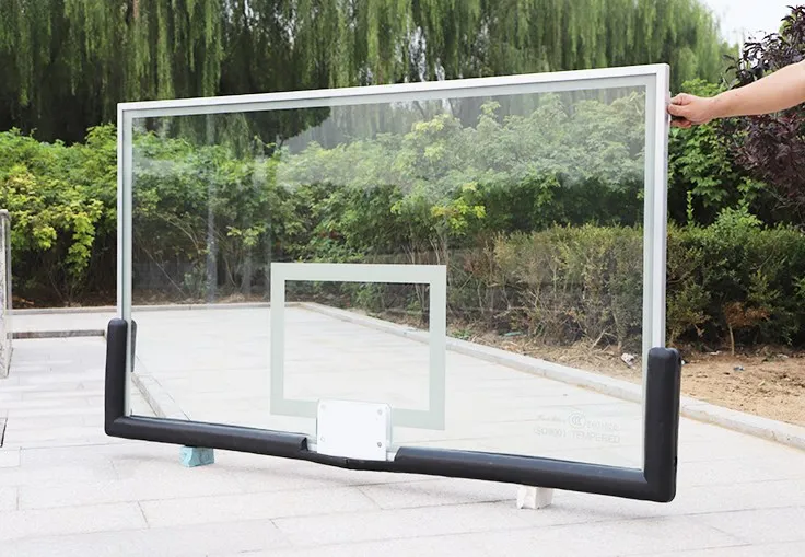 China Factory Produced In-ground Hand Lift Basketball Hoop Height Adjustable Basketball Stand
