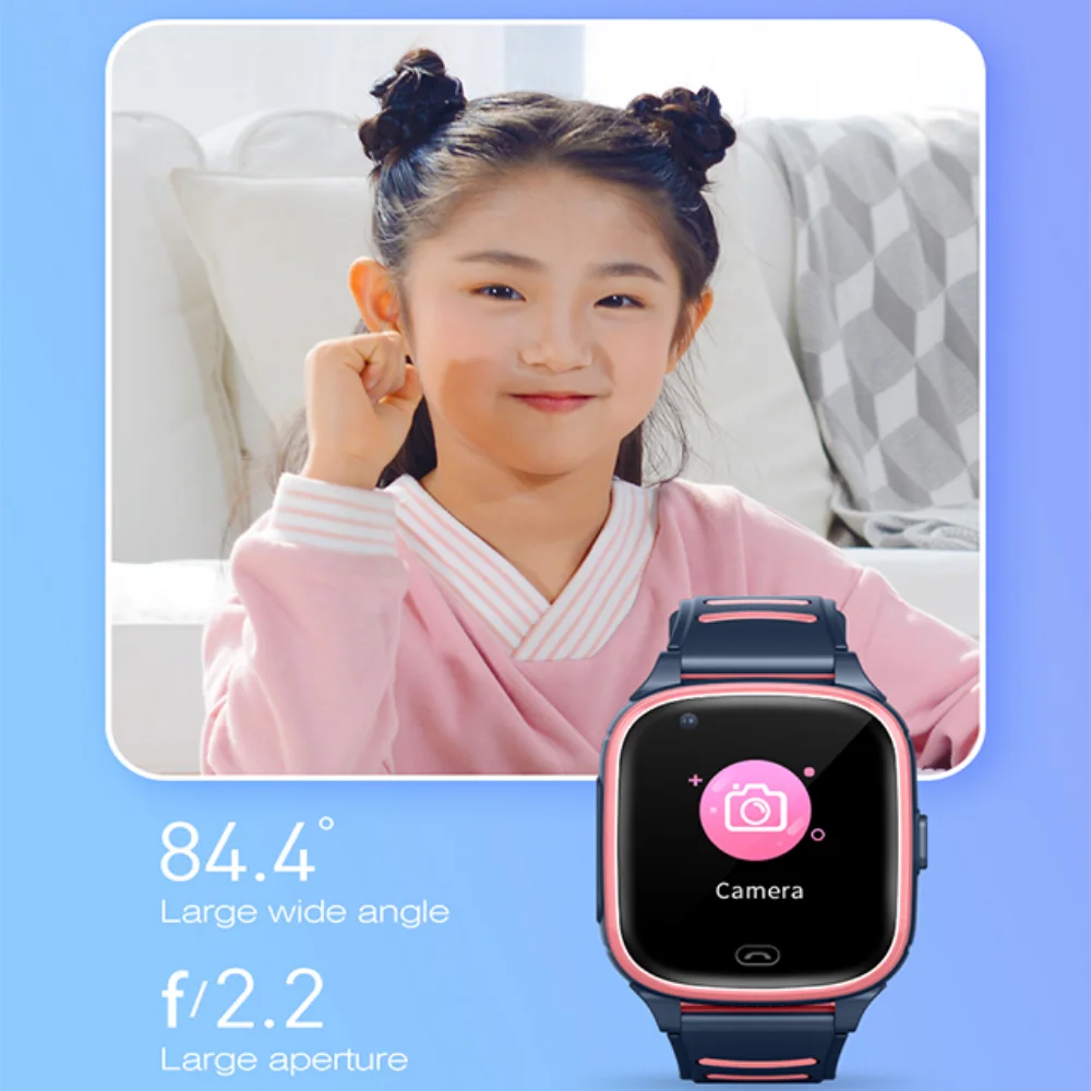 Factory A80 4G Children Smart Band GPS WIFI SOS Video Call Fitness Tracker Kids Sports Smart Watch