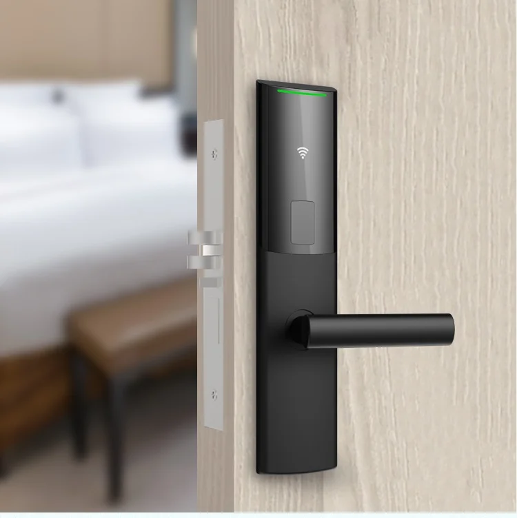 Ultra-thin Minimalist Design Sensitive Sensor Card Security Cylinder Smart Hotel Lock Supplier