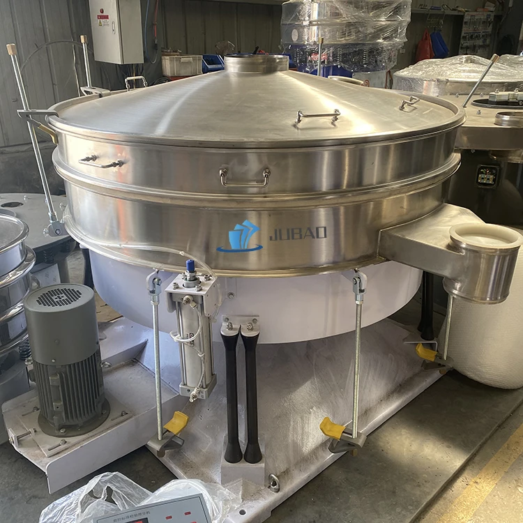 Rubber particle screening vibration equipment manufacturer all 304 material swinging screen machine