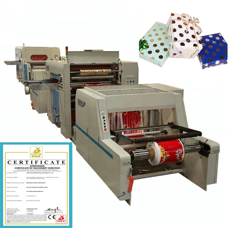 SCMAutomatic hot foil stamping machine,roll to roll foil stamping machine