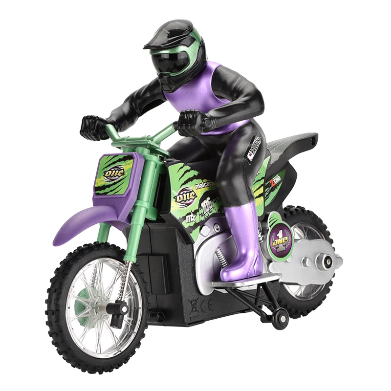 Hot sale 2.4 G 1:18 toys remote control  rc motorcycle electric motorcycle for kids