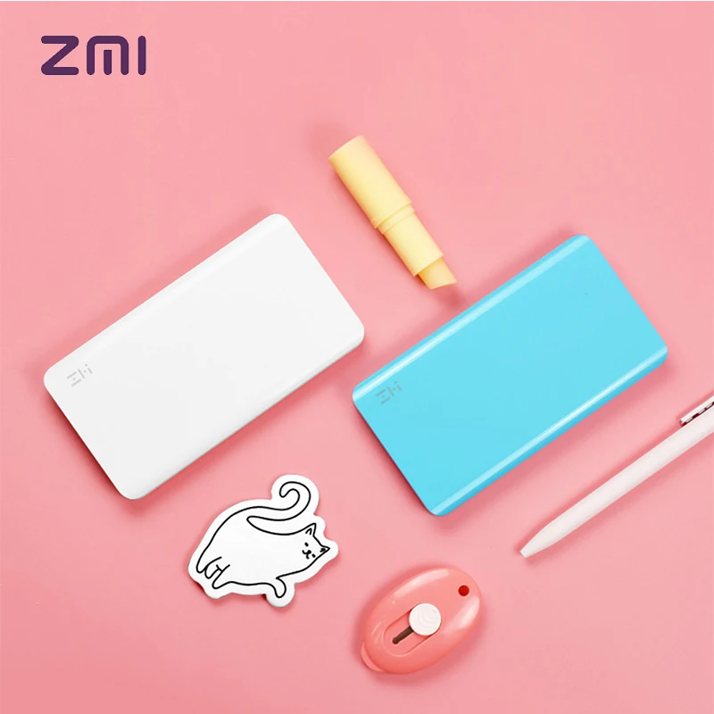 
 Китайская версия ZMI Power Bank 10000 мАч Двусторонняя Быстрая зарядка 2,0 Type-C зарядное устройство Powerbank  