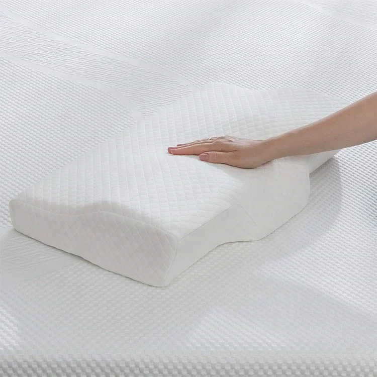 Kingworth Comfortable Cervical Butterfly Shape Neck Anti Snoring Contour Sleeping Memory Foam Orthopedic Pillow For Bed