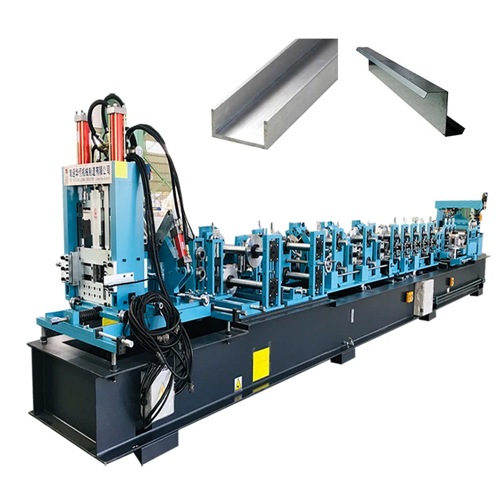 Full Automatic CZ Purlin Roll Forming Machine Quick Change Model CZ80/120-300 one-click Replacement Purlin making Machine
