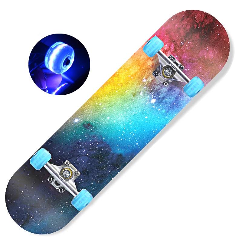 7 Layers Maple Wood Decks Outdoor Street Sport Standard Skate Boards Electric Skateboards for Teens Adults Beginners